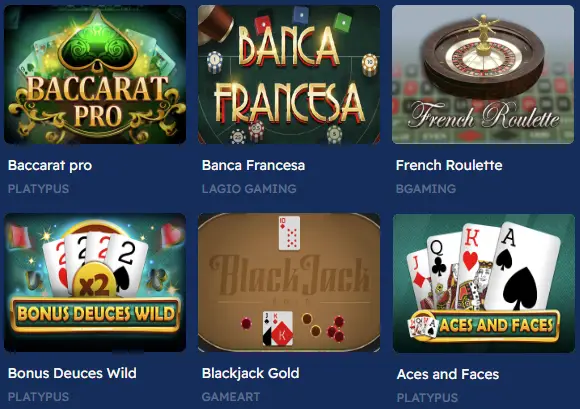 Live dealerspellen bij Bof Casino